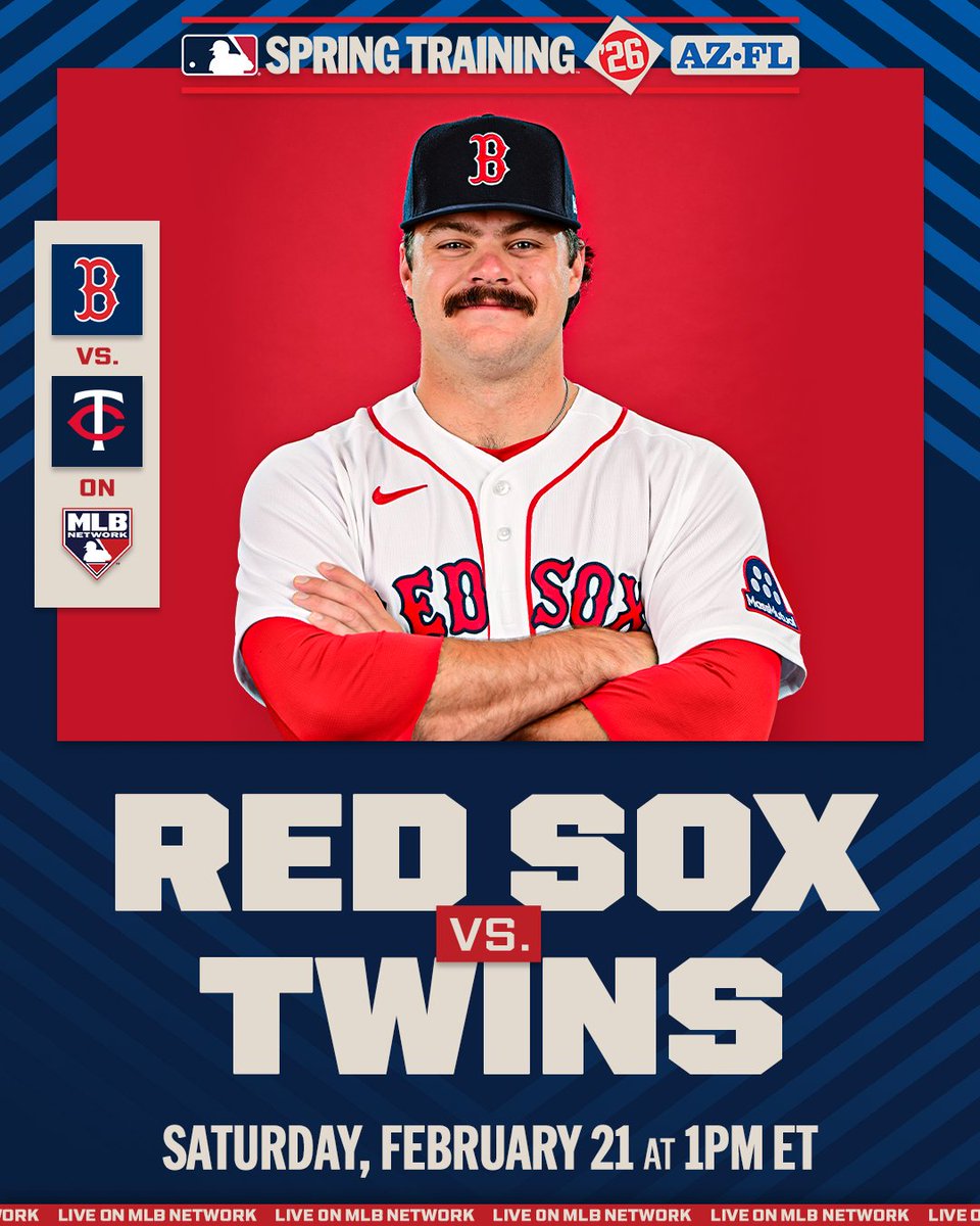 Live baseball is coming your way from Lee Health Sports Complex 🌴
⚾ Red Sox vs. Twins