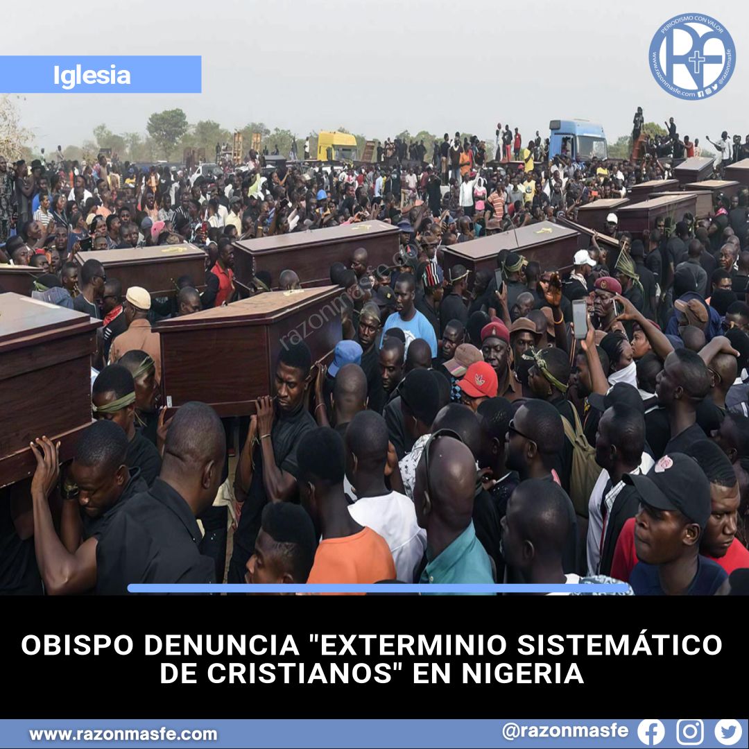 📰Obispo nigeriano denuncia "matanza sistemática y organizada de cristianos" en Taraba, describiéndola como genocidio contra la comunidad cristiana.
➕ info: razonmasfe.com/obispo-denunci…