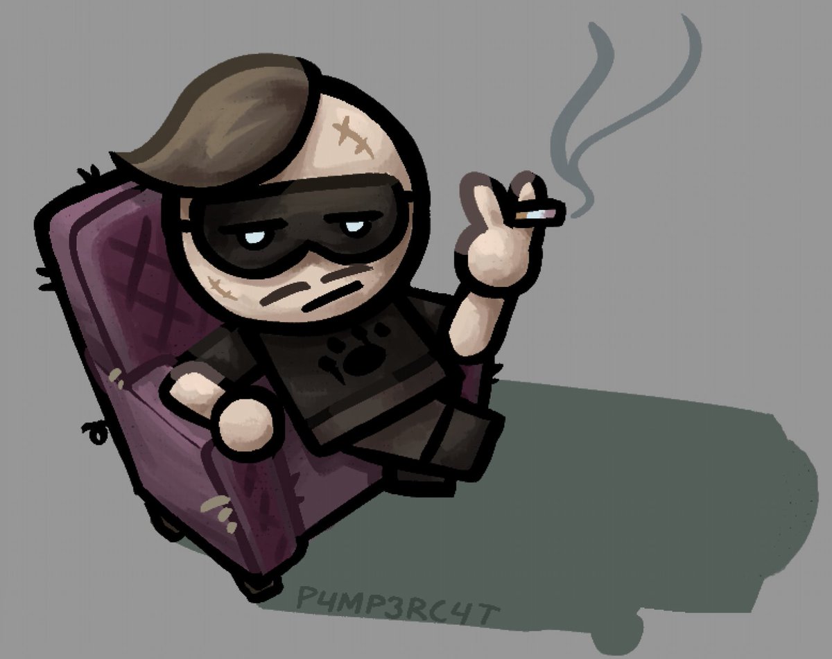 wanted to draw our favourite butch lesbian, how did i do chat 

#mewgenics