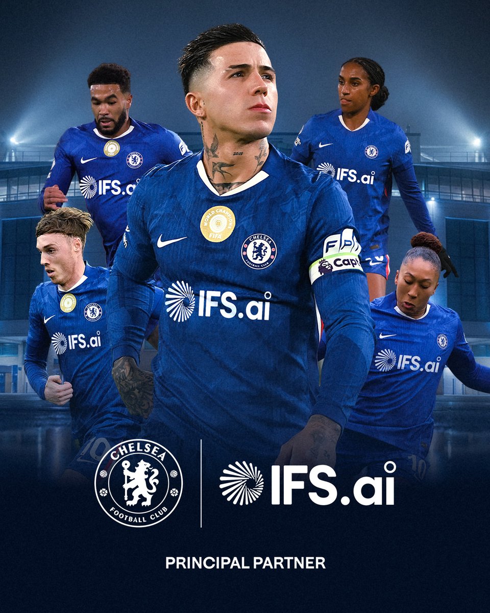 We’re proud to announce that IFS is now the Principal Partner of the current FIFA Club World Cup Champions, <a href="/ChelseaFC/">Chelsea FC</a> on a multi-year deal. IFS will also be the club’s Official Front-of-Shirt Sponsor through the 2025/26 season. #IndustrialAI