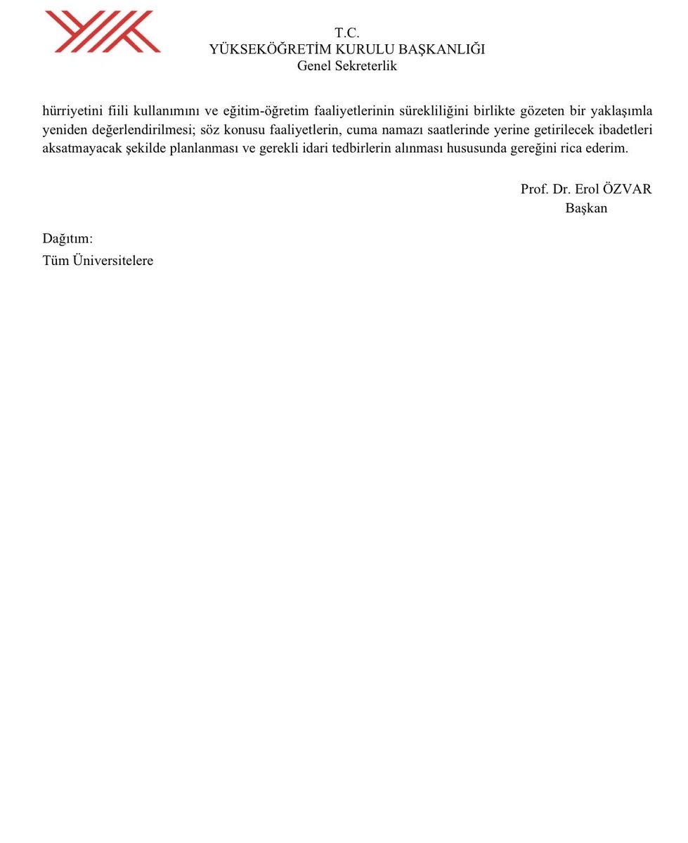 📢 Kamuoyuna Açıklama.

<a href="/YeditepeUni/">YeditepeÜniversitesi</a> | <a href="/YuksekogretimK/">Yükseköğretim Kurulu (YÖK)</a> 

#YeditepeÜniversitesi
#YeditepeUniversity
#YeditepeİslamveMedeniyetTopluluğu