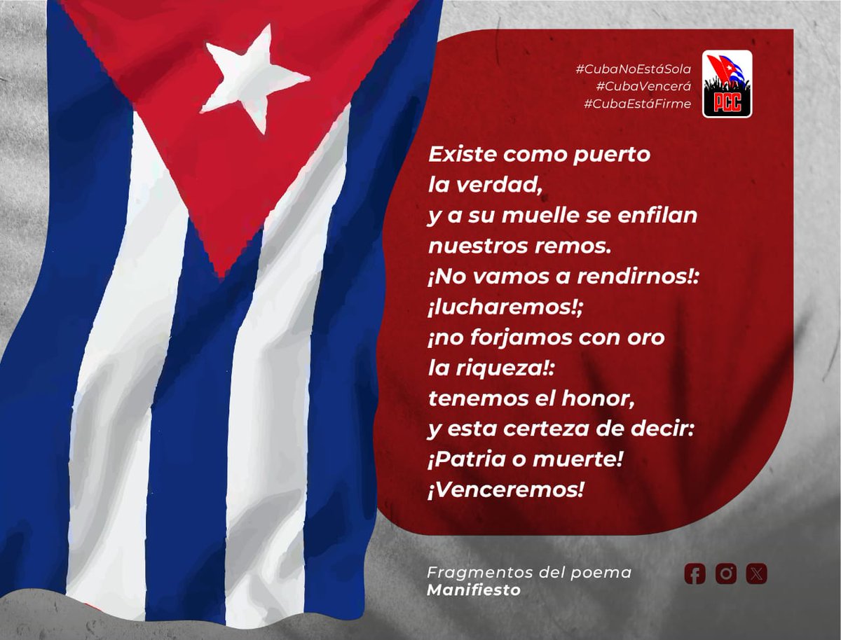 #CubaEstaFirme #MatancerosEnVictoria #CubaVencerá <a href="/DiazCanelB/">Miguel Díaz-Canel Bermúdez</a> <a href="/DrRobertoMOjeda/">Dr. Roberto Morales Ojeda</a> <a href="/mariofsabines/">Mario Sabines Lorenzo</a> <a href="/PartidoPCC/">Partido Comunista de Cuba</a>