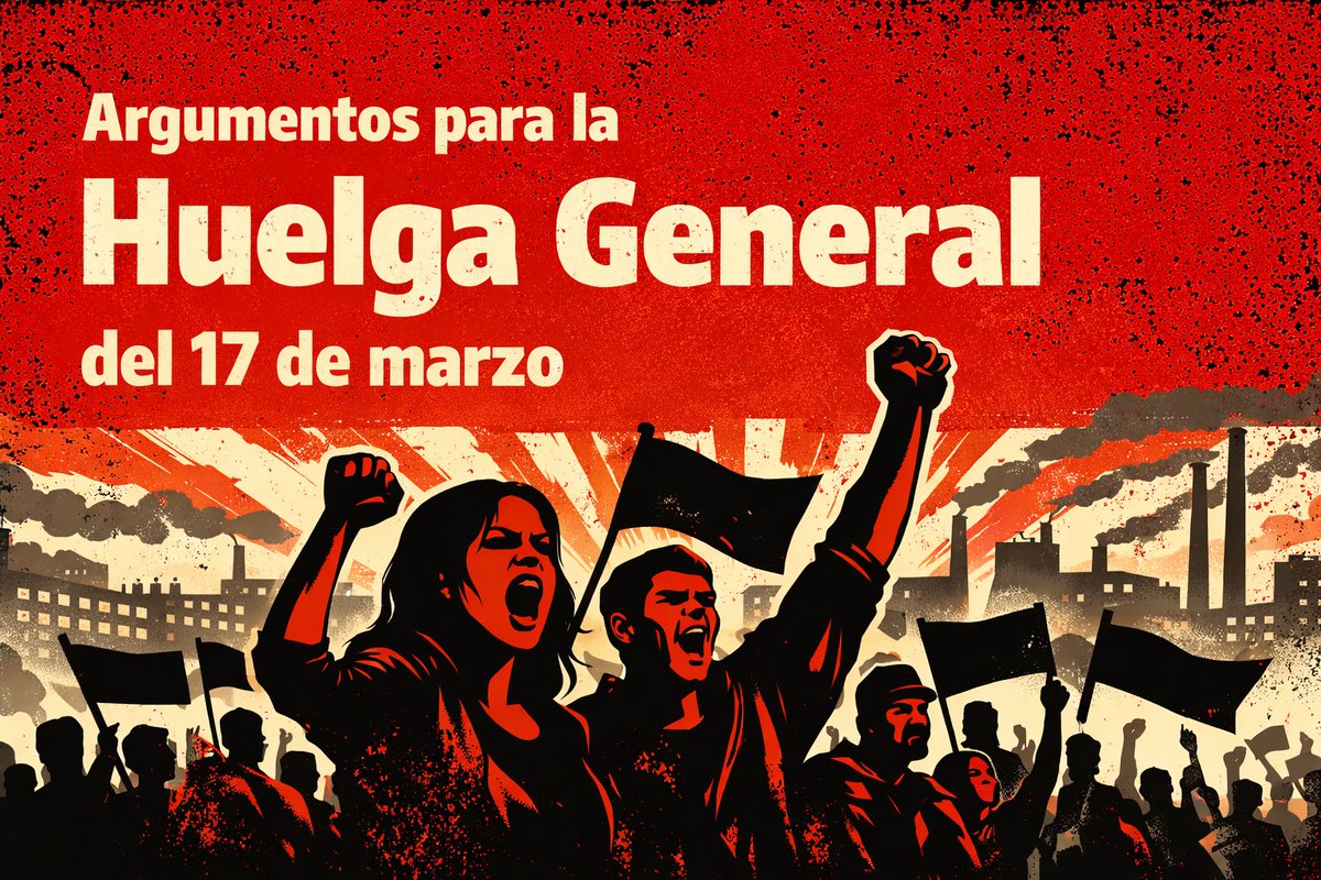 ¿No sabes si hacer huelga este 17 de marzo? 

¿Crees que aunque haya motivos, no va a valer para nada?

Aquí te damos unas cuantas claves para aclarártelo 👉🏾

cnt-sindikatua.org/es/argumentos-…
