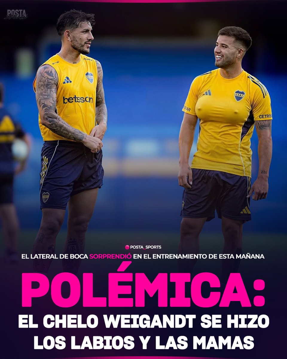 🚨 𝗣𝗢𝗟𝗘́𝗠𝗜𝗖𝗔 𝗘𝗡 #𝗕𝗢𝗖𝗔

El lateral sorprendió en el entrenamiento matutino y generó todo tipo de comentarios en el predio de Ezeiza 😳💥

Desde el entorno aseguran que “es una decisión personal” y que el jugador está enfocado en lo futbolístico ⚽🔵🟡

¿Vos qué