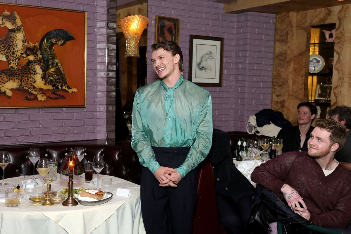 StorrieNation's tweet photo. Connor Storrie  at the event celebrating his cover launch for Cultured Magazine. https://t.co/Iz0WnJ1GPv
