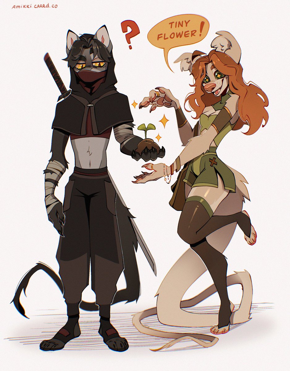 If my characters got into fantasy ✨🌼🌱