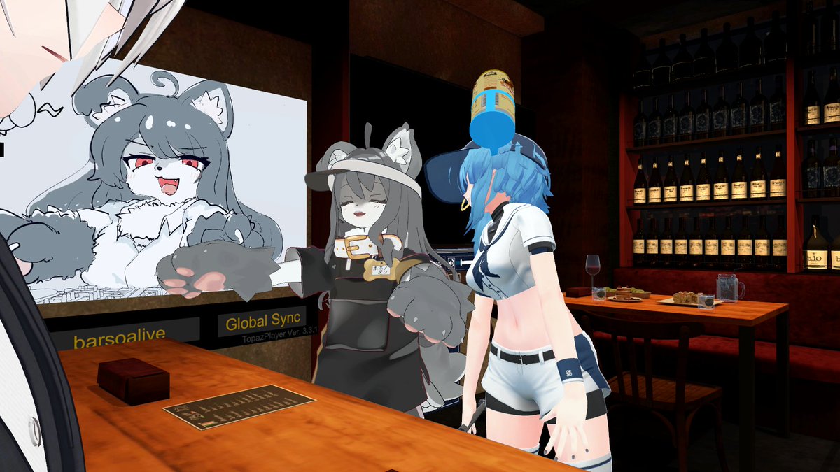 barsoa0917's tweet photo. オープンいたしました！本日のBarSoa営業のお知らせです。 
営業時間...2/20(金) 26:00~28:00 (2/21(土) 2:00~4:00)
各スタッフにJoin、もしくはWorld名『Bar Soa』のGroup Publicインスタンスよりお越しください。 https://t.co/ABVuTQi2i2