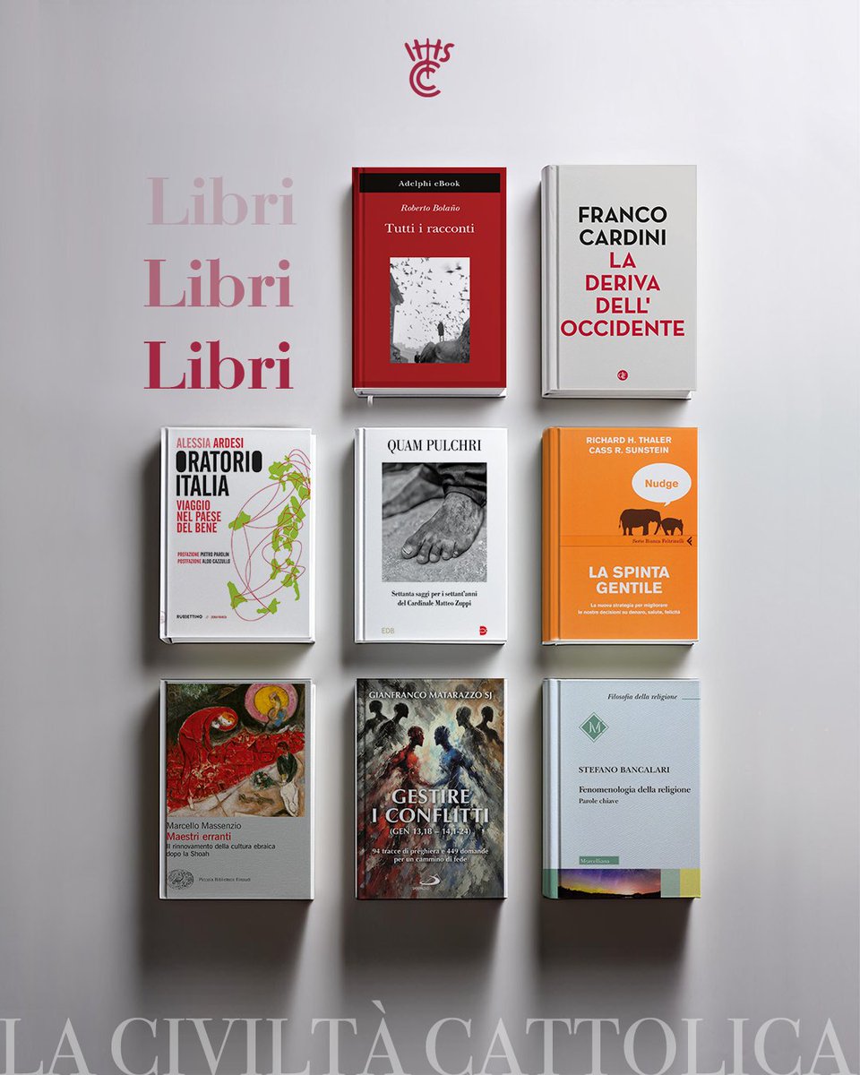 civcatt's tweet image. 📚 Nel quaderno di 𝐟𝐞𝐛𝐛𝐫𝐚𝐢𝐨 parliamo di #libri che si occupano del rinnovamento della cultura ebraica dopo la Shoah, del precario stato di salute dell’Occidente, di fenomenologia della religione, di conflitti, di Roberto Bolaño e tanto altro.

𝐋𝐞 𝐧𝐨𝐬𝐭𝐫𝐞