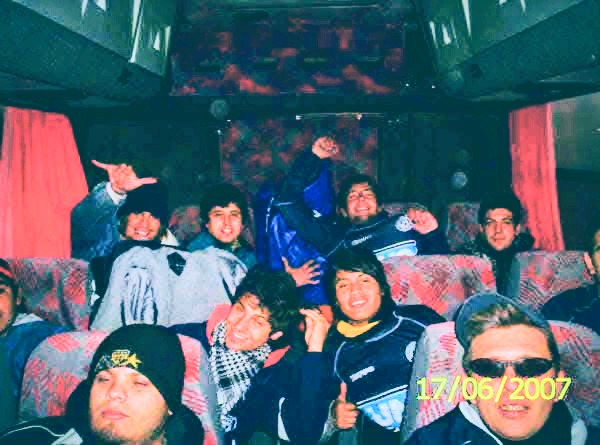 Viajando a Puerto Madryn en busca del ascenso a la B Nacional. 
Cuando estábamos llegando nos avisan que la final se suspende porque unos que vendieron el sentimiento hicieron bardo en la justicia. Igual salimos Campeones.
"El más grande (y único Campeón) de Cuyo"
#ArribaLaLepra