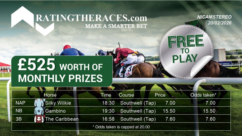 My selections for the <a href="/RatingTheRaces/">RatingTheRaces</a> NAP Comp are in!

Silky Wilkie @ 18:30
Gambino @ 19:30
The Caribbean @ 16:58

FREE ENTRY. WIN PRIZES

#RTRNaps

Enter here: bit.ly/RTRTodaysRaces