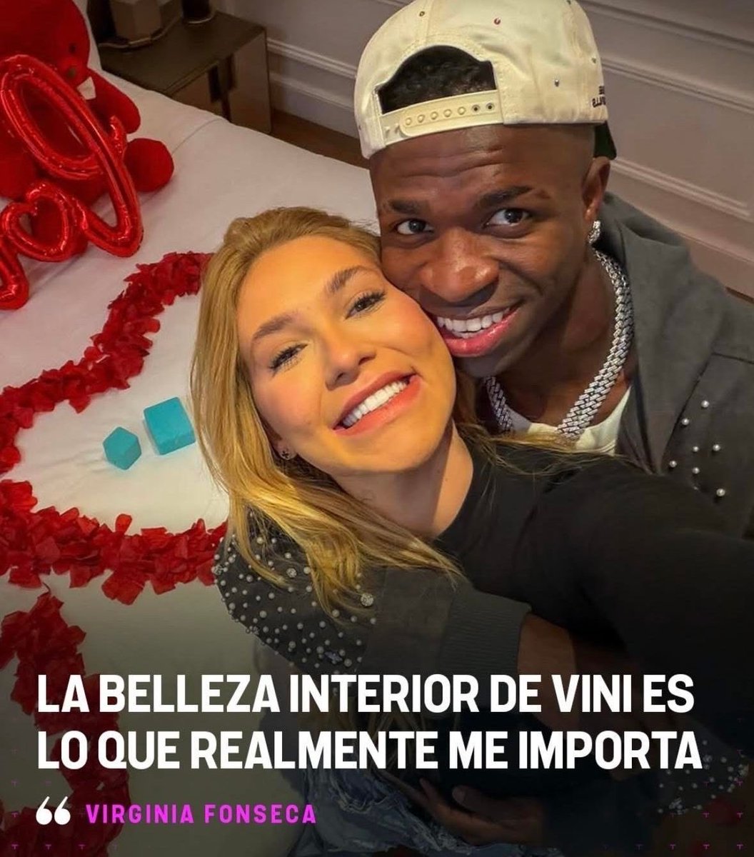EsTendenciaEnX's tweet image. “Vinicius Jr.”:
Por las declaraciones de su prometida