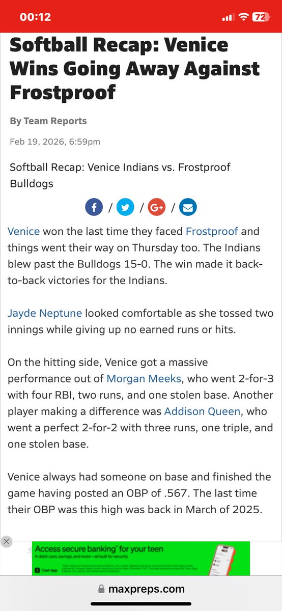 Morgan Meeks 2028 Catcher/UTL tweet media