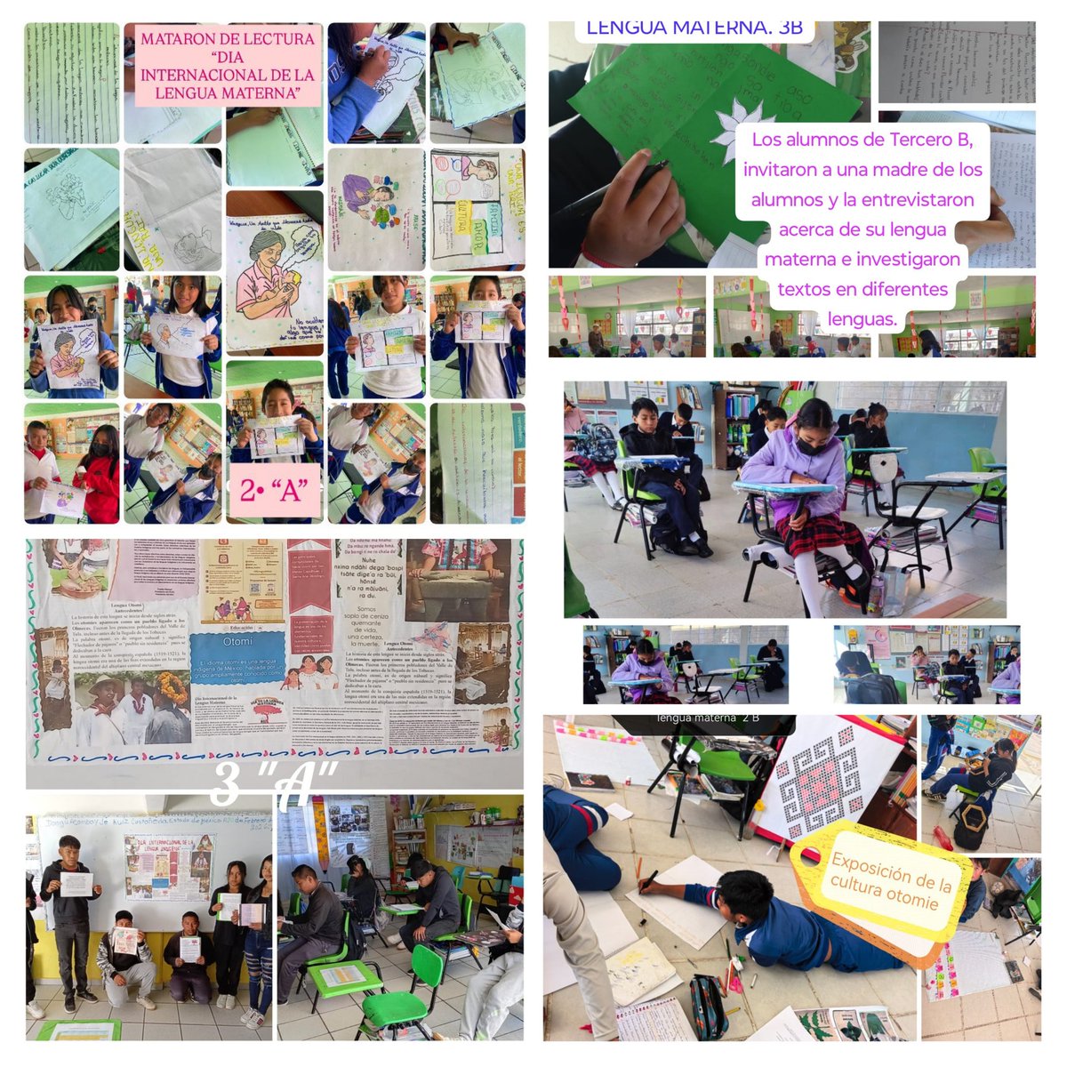 LetyTre88708's tweet image. MARATONES POR LA LECTURA
Día Internacional de la Lengua Materna.
Las actividades que los maestros trabajan en el aula con sus alumnos. OFTV0349 Alfredo del Mazo Vélez.
#SEPmx 
#@SEP_mx
#@sep_mexico
#@canalsep
#@sepmx