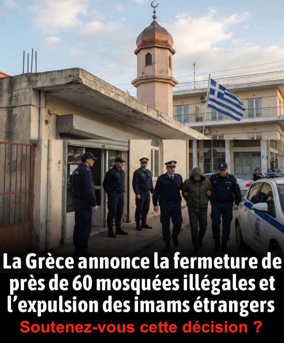 La Grèce est très patriotique. De plus elle a été envahie par les turcs pendant plusieurs siècles, et s’en est libérée il y a finalement peu d’années. Les grecs n’ont pas envie de renouer avec l’islam.
Il faut faire pareil en France 🇫🇷 , courage les politiques ça vous changera 🤨