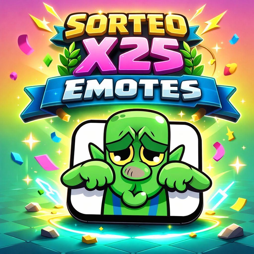 🎁Sorteo x25 Emotes🎁
💥Boohoo Goblin💥

Requisitos:
💗Like y RT a este post
💗Sigueme 
💗Comenta

🍒Los ganadores se daran a conocer este domingo🍒
Suerte a todos :D