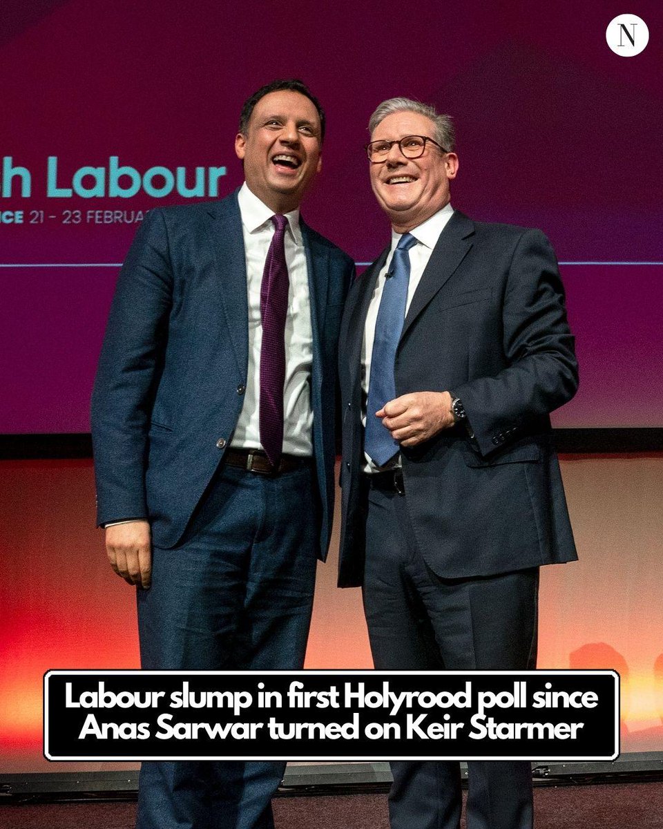 EXCLUSIVE: Scottish Labour has slumped to fourth in the first Holyrood poll since Anas Sarwar turned on Keir Starmer