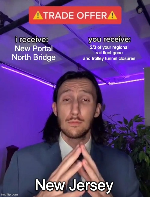 New Jersey is constructionmaxing while PA is getting transitmogged