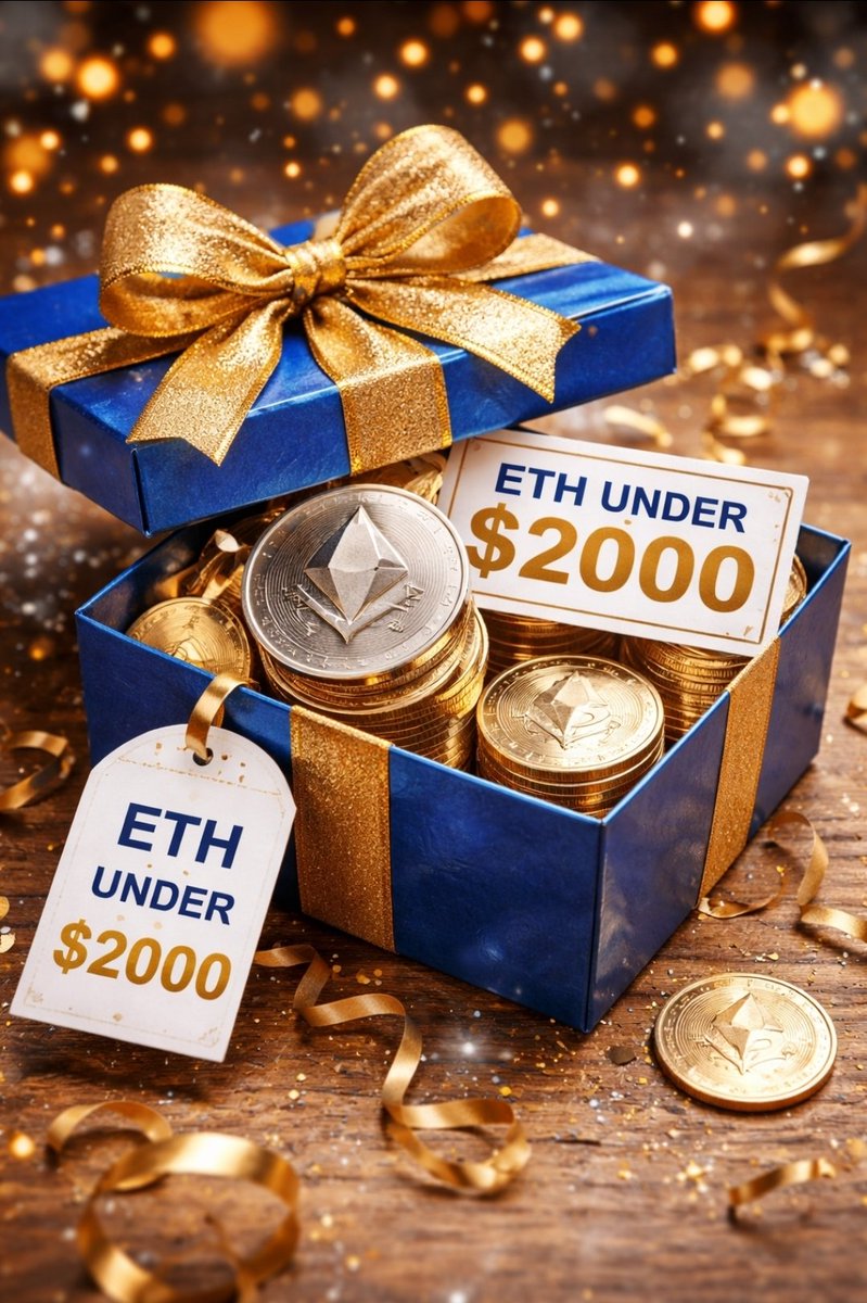 ETH under $2k is a gift. It won't be long before it's back above it.