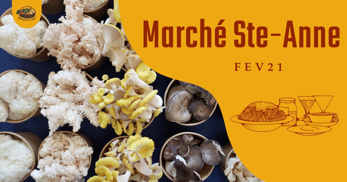 MarcheSteAnne's tweet photo. Marché Ste-Anne 21 février ⛄ Ste-Anne Market February 21 - https://t.co/sJsHUQORBw https://t.co/cQSsKtfehU