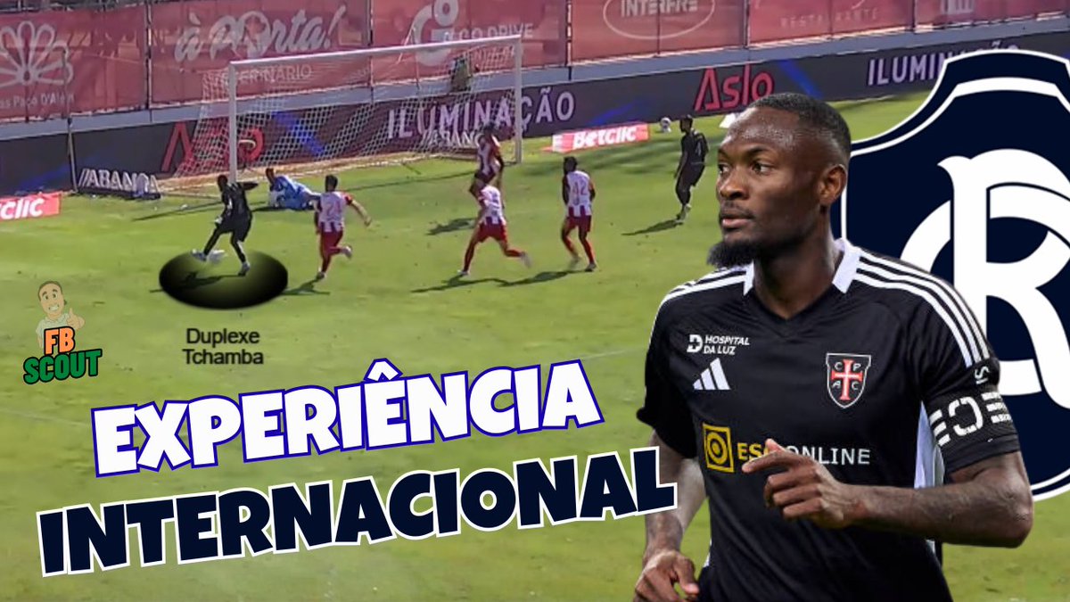 Conheça Duplexe Tchamba, zagueiro que está próximo do Remo

Números, mapa de movimentação, histórico de lesões e comparação dentro de Portugal: veja a análise do camaronês de 27 anos

youtu.be/q-xfdlauwBU?si…