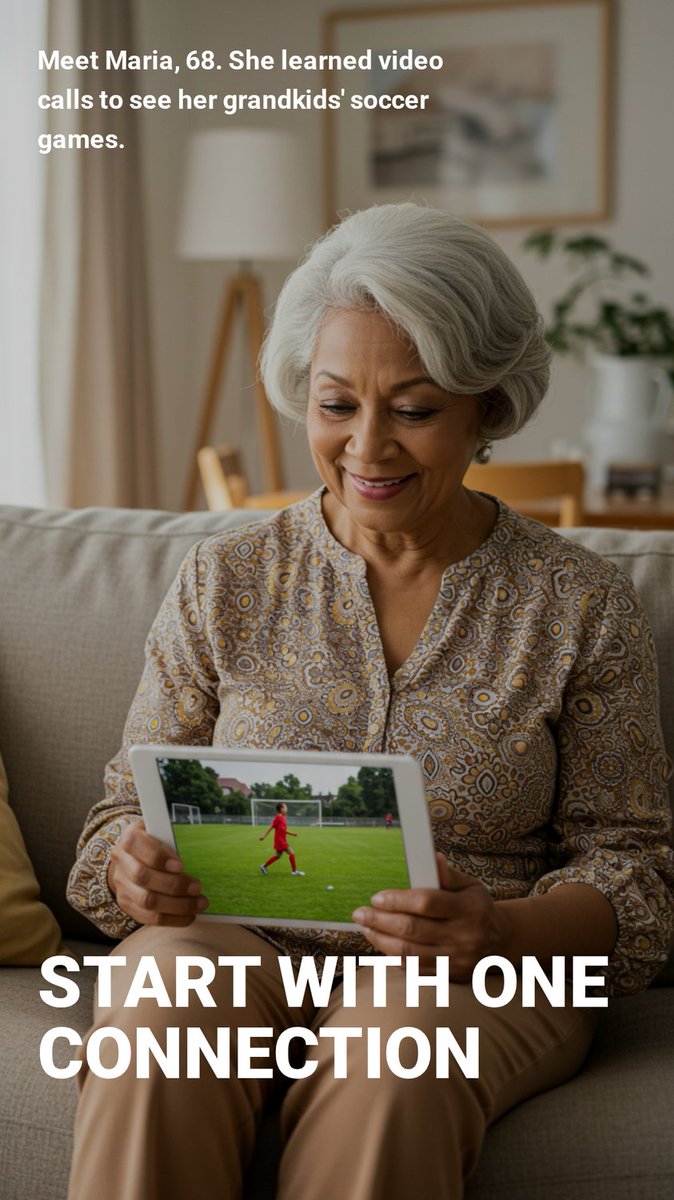 Our adults #digital skills program is empowering 50+ students.

Digital exclusion is more common than we think, right in our community. Know someone who struggles with #tech, point them to join us and take the first step towards digital confidence, connection and independence.