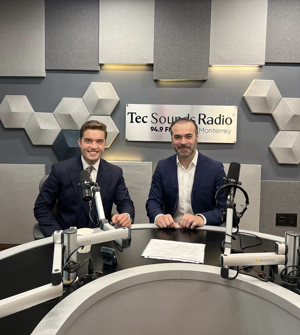 Platicando del Plan México con Eduardo Mendivil en Radio Tec. 📻