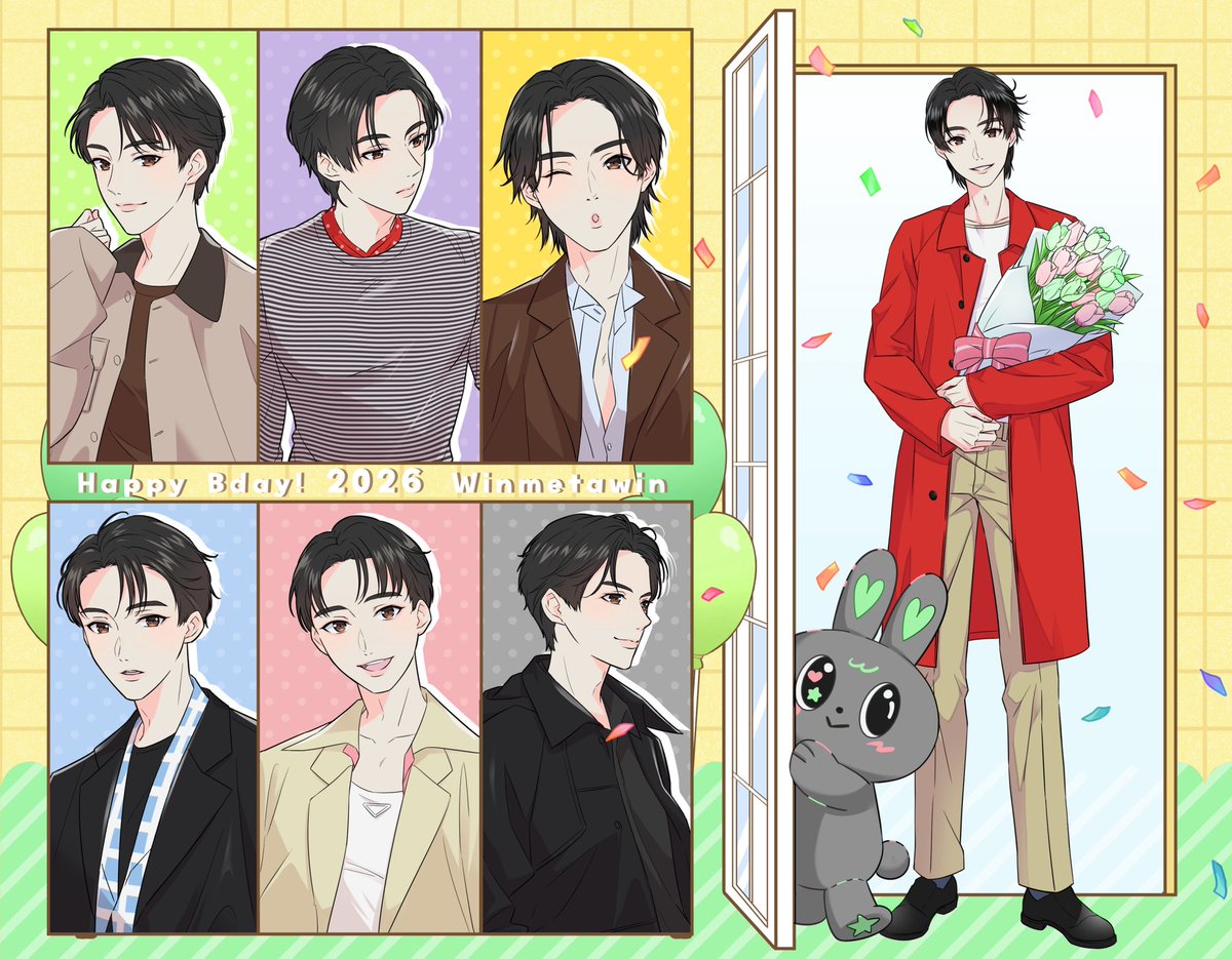 paruka_k's tweet photo. 𝐇𝐚𝐩𝐩𝐲 𝐁𝐢𝐫𝐭𝐡𝐝𝐚𝐲🎉Winmetawin 🐰💚
何時も素敵な姿を見せてくれてありがとう🫶Winのおかげで毎日が楽しいです
大好きなWin新たな1年が幸せで満たされますように！💚

WISHING WIN A GREAT BDAY

#Win27LevelUp
#WINfinity2026
#winmetawin @winmetawin https://t.co/P7Aasne1GC
