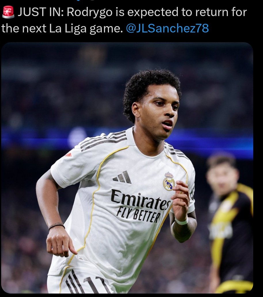 ContextUnpack's tweet image. Rodrygo is back for Osasuna. If he starts on the right, does Arda shift inside, become a rotation option, or start anyway against a low block? In tight games like this, is control more important than pace?

#ardagüler