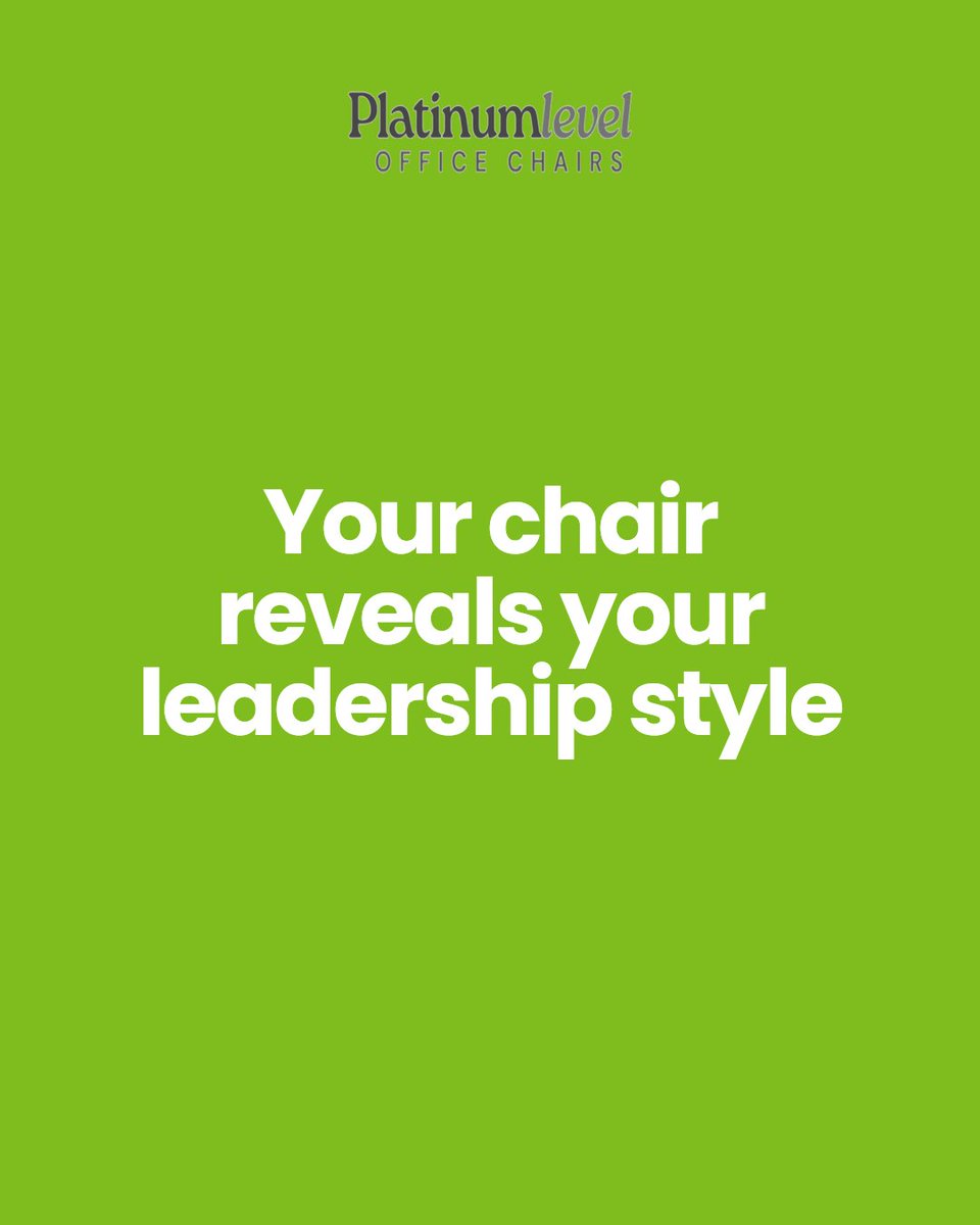Your chair reflects your leadership style. Ergonomic comfort meets executive presence. Find your perfect seat with Platinum-Level Office Chairs. #officechair #ErgonomicChair #ExecutiveChair #LumbarSupport