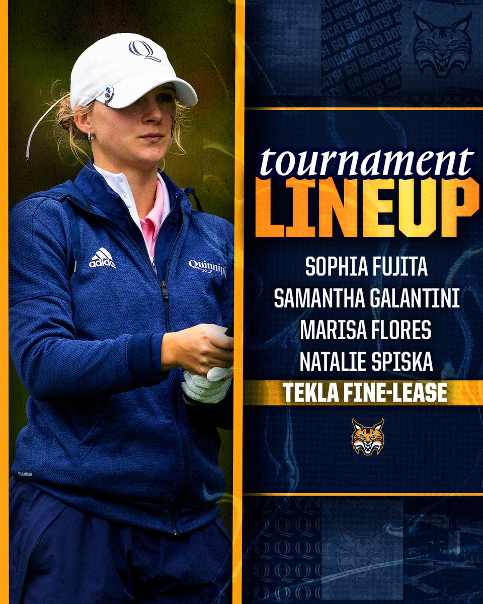 Here's our tournament lineup for the Space Coast Classic in Florida 🏌️‍♀️ 

#BobcatNation x #MAACGolf