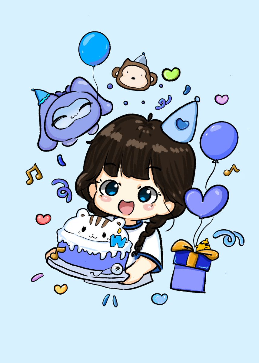 💙🎂🎊
#웬디와세상을파랗게
#Chapter32WithWendy