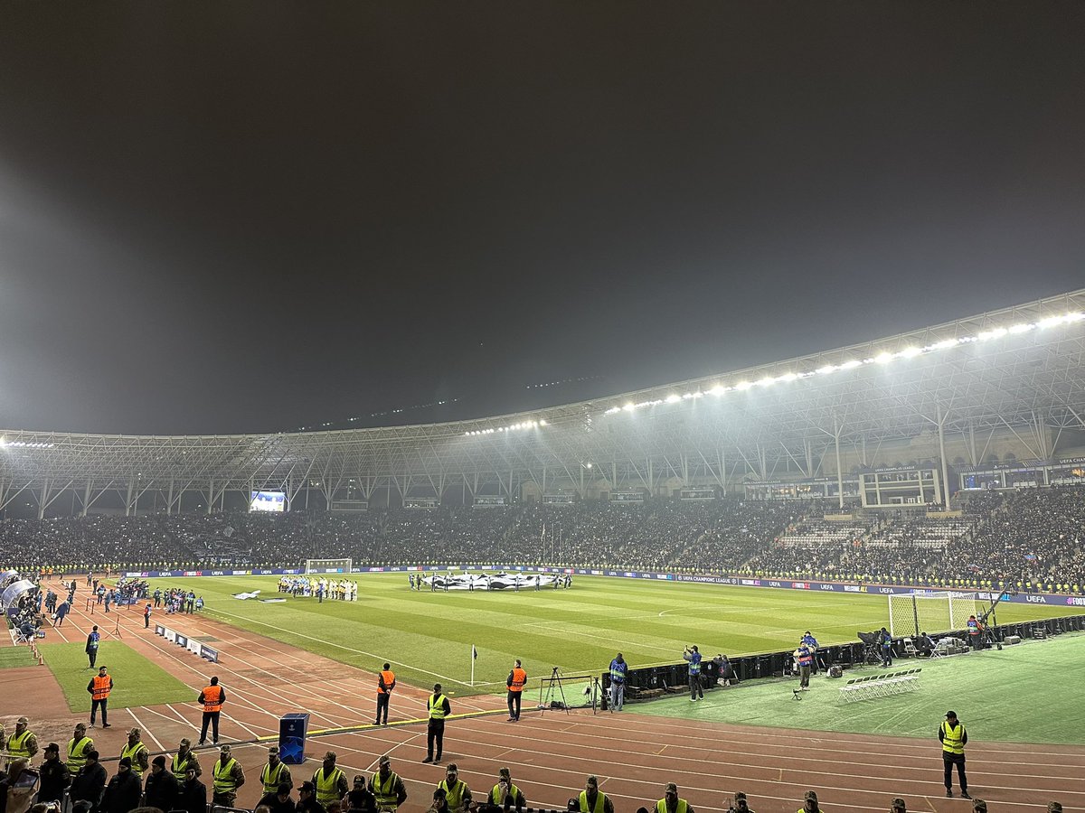 BenRussellSport's tweet photo. 📍Baku, Azerbaijan #NUFC #UCL https://t.co/5imCYn7FFC