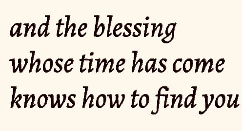 A friday full of blessings —
