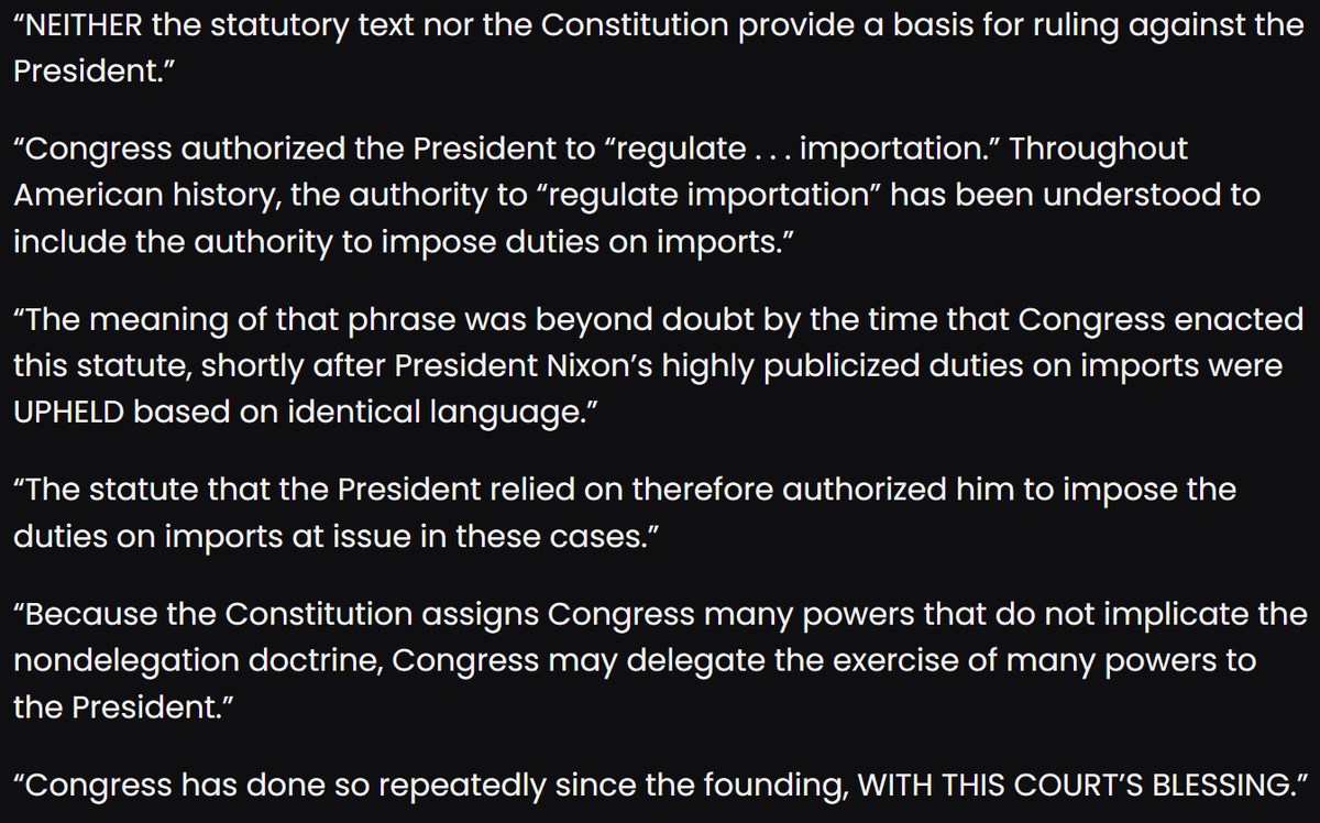 MMTLPtrch's tweet image. #SCOTUS #SCOTUSisCompromised
“NEITHER the statutory text nor the Constitution provide a basis for ruling against the President.”

What do you do when the JUDICAL is writing Congressional Policies from the Judicial Bench?