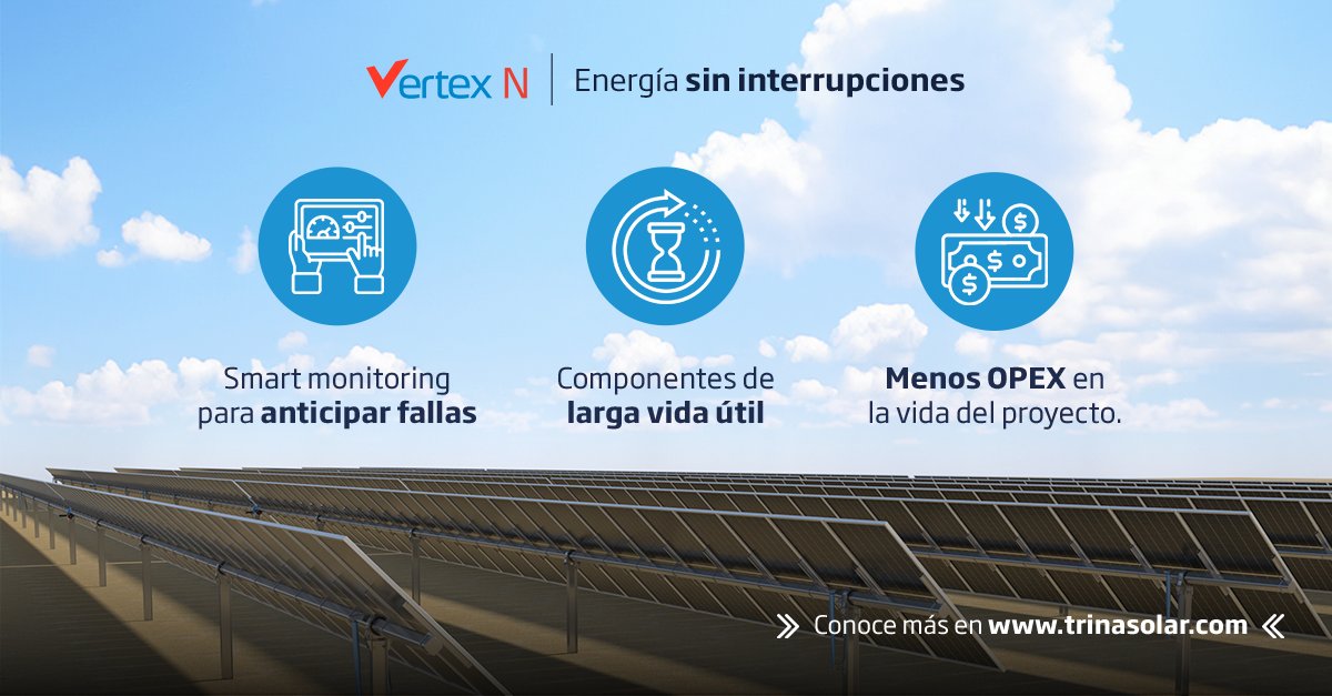 El rendimiento de un parque solar no depende solo del módulo, sino de cuántas veces debes intervenir el tracker. Con diseño de bajo desgaste, monitoreo inteligente y diagnóstico en tiempo real, TrinaTracker anticipa fallas, estabiliza la producción y reduce el OPEX.