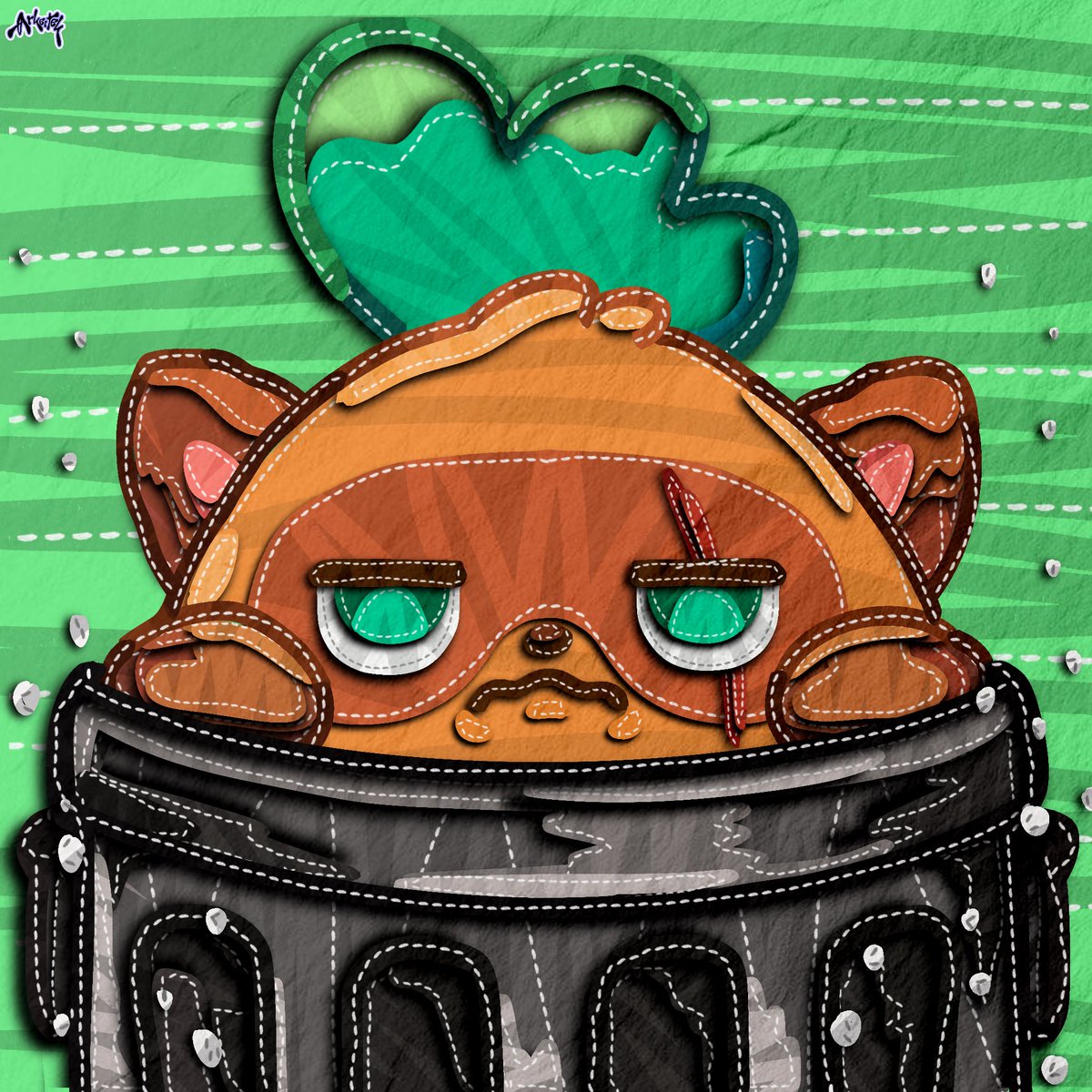arkeitek's tweet photo. Since Grand Arena Season 1 kicked off, I’ll be spotlighting the absolute beasts in my @Moku_HQ Paper Cut-out Art series!  

Dropping in at No. 21: BIN Diesel Moki #8260

Masterfully crafted by your very own @SweetPootaTurd, rocking an insane 83.33% winrate and 3,360 score!  
(According to https://t.co/dpPGySz607)

This one's a straight menace. Are you slotting BIN Diesel into your lineup? 👀  

Who's your current top-performing Moki crushing the arena right now? Drop it!

@Ronin_Network @WokuWeekly @TheRoninRadio