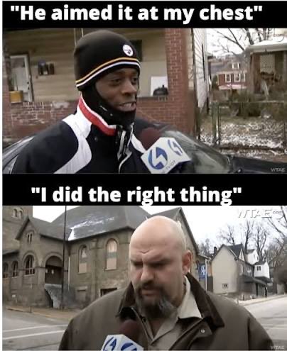 White Democrats said “blue no matter who” even after Black people told them Fetterman held a Black man at gunpoint. Their form of racism is denial