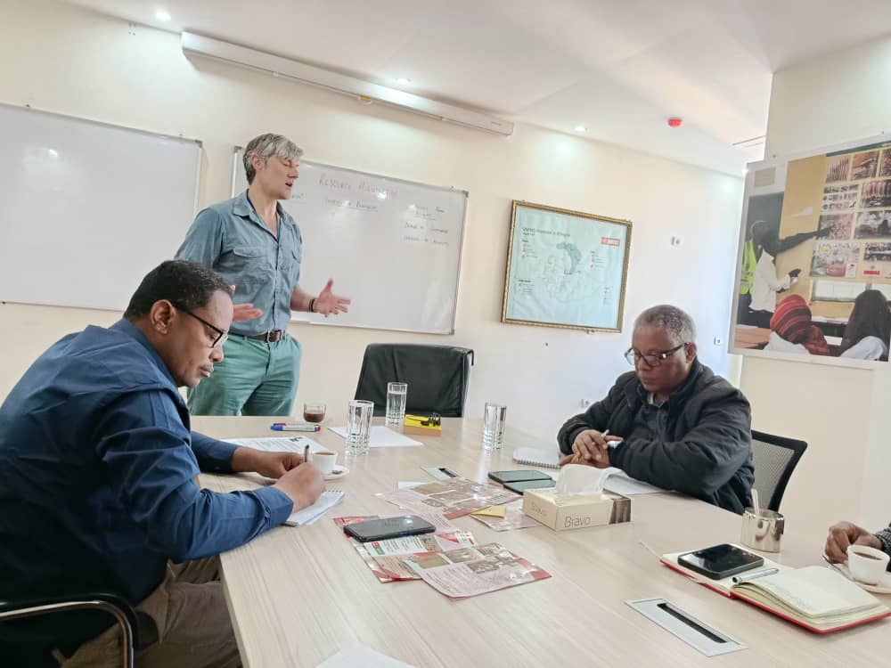 UNMAS's tweet photo. UNMAS #Ethiopia delivered a half-day resource mobilization training for three senior EMAO personnel, exploring different types and sources of resources, practical lessons from the business sector, to support sustainable mine action services.
#UNMAS #EMAO #ResourceMobilization https://t.co/acn5gXqn3q