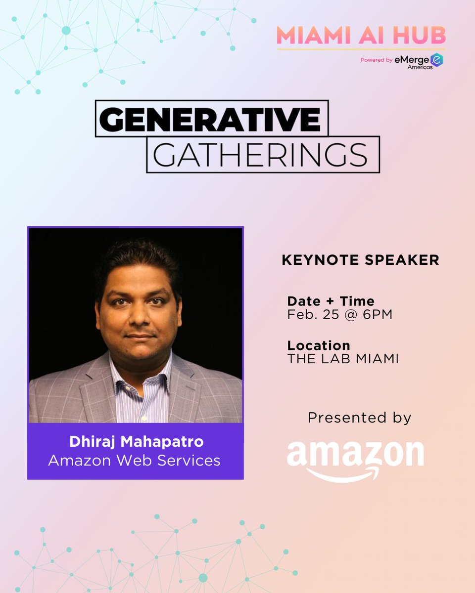 burhansebin's tweet image. Agentic AI event in Miami, 500+ already registered, if you are not one of them, this is your chance to plug in to Miami tech: luma.com/ibgfb69p 

We are hosting a keynote from @awscloud, then two amazing founders @leonardtang_ from @haizelabs  and @CryptonomiKhan from