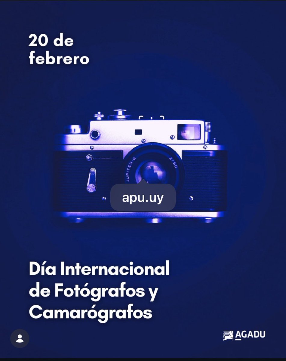 ¡Feliz Día Fotografes y Camarografes! 😉