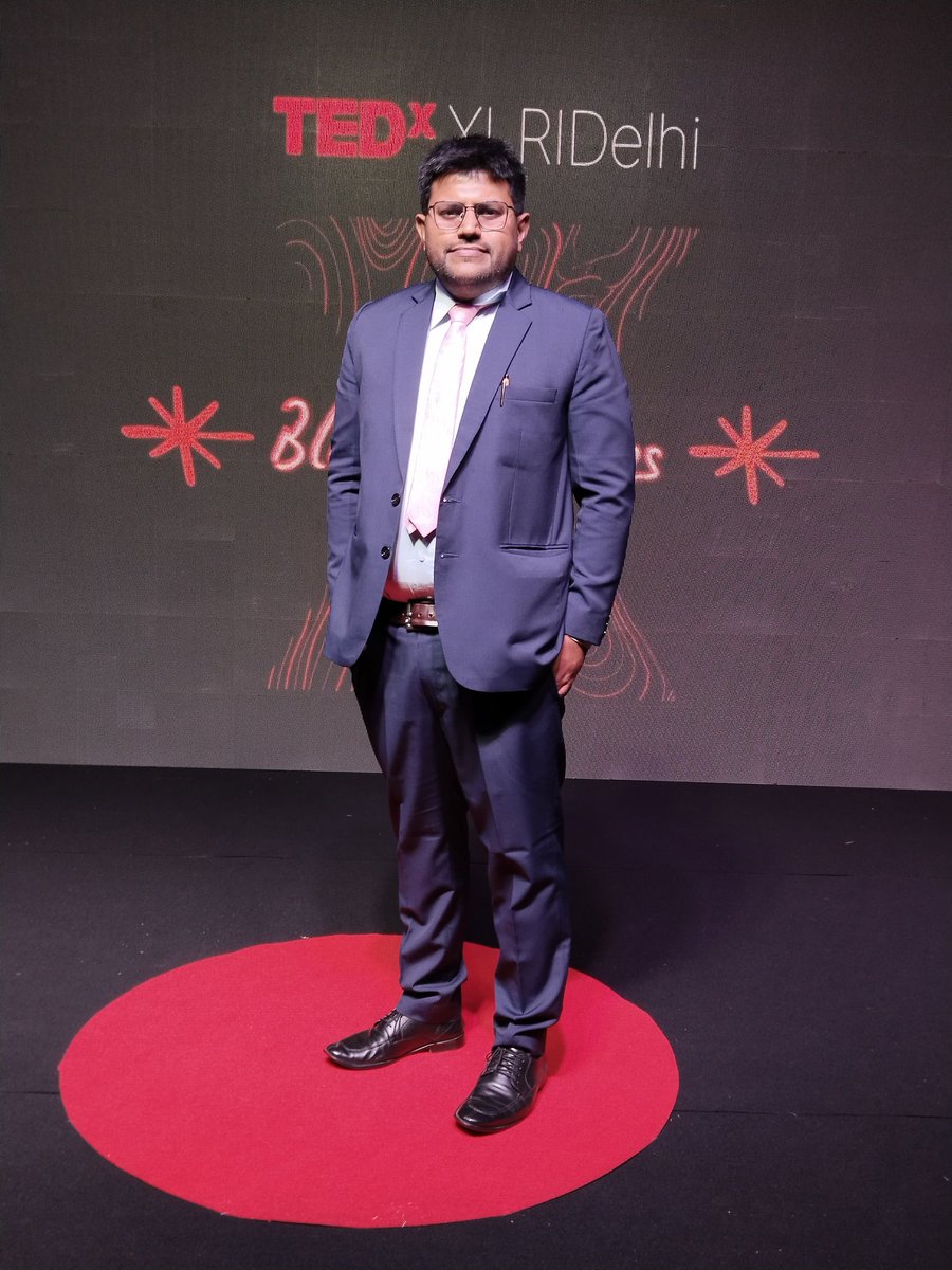 amitdwivedi1008's tweet photo. Gave a #tedxtalk on the theme of 'blurring lines' in XLRI,Delhi.
This exercise kept me mentally occupied for almost a fortnight,feeling relieved having delivered my talk.
Grateful to team of @TEDxXLRI,they were helpful.
Co-speakers were motivating&amp;I thoroughly enjoyed the process https://t.co/GdSYibGdu7