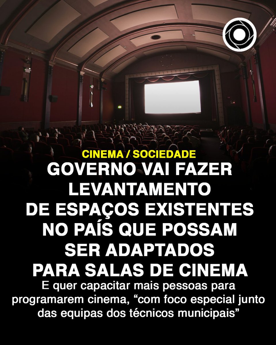 comculturaearte's tweet photo. O Ministério da Cultura, Juventude e Desporto vai fazer um levantamento de espaços existentes no país que possam ser adaptados para exibição cinematográfica e quer capacitar mais pessoas para programarem cinema, anunciou a ministra Margarida Balseiro Lopes. https://t.co/kLaGKZ7VTM