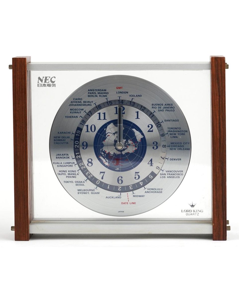 eastbourneauct's tweet image. Discover exquisite treasures at our Antiques, Collectables, and Jewellery Auction on 25th Feb!

Lot No 159 is a Lord King quartz world clock within a teak glazed case, made in Japan.

Take a look here: tinyurl.com/FebEBA

#eastbourneauctions #lordking #quartzclock
