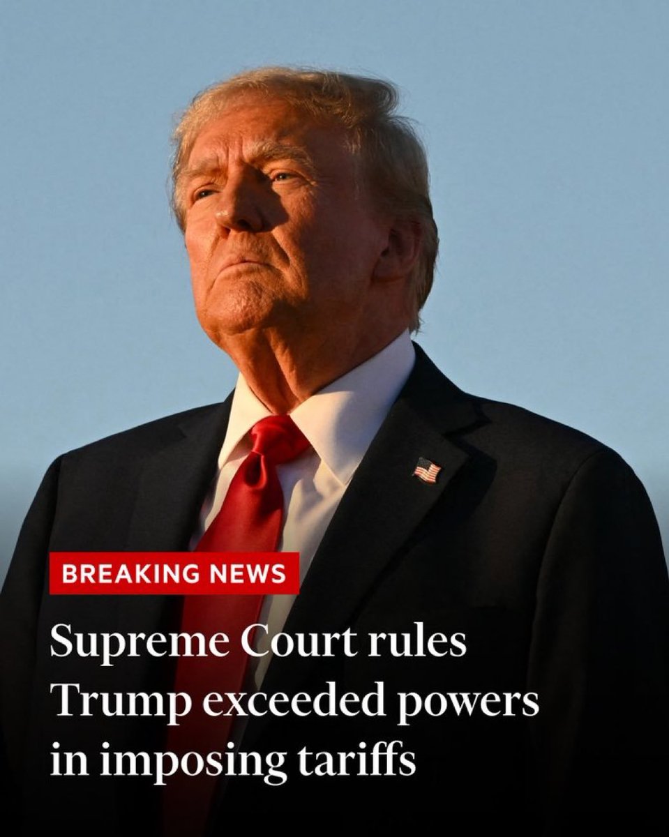 rajanmahan's tweet image. Great to see US Supreme Court striking down Trump's #Tariff tyranny!!

Terrific that #institutions matter more than #individuals in a functional #democracy like USA!!
