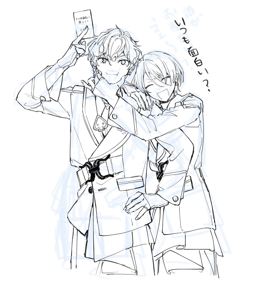 下書き描いてる時が一番楽し〜‼️✌️😁✌️って時と、下書き？知らない子ですねって時がある