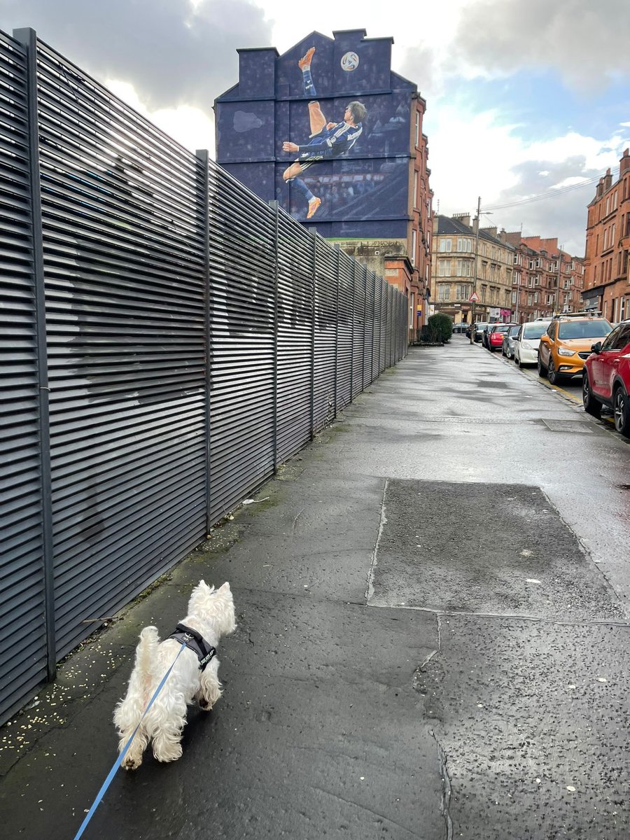 Hermoso mural han hecho en las cercanías de Hampden Park, Glasgow 🏴󠁧󠁢󠁳󠁣󠁴󠁿😍