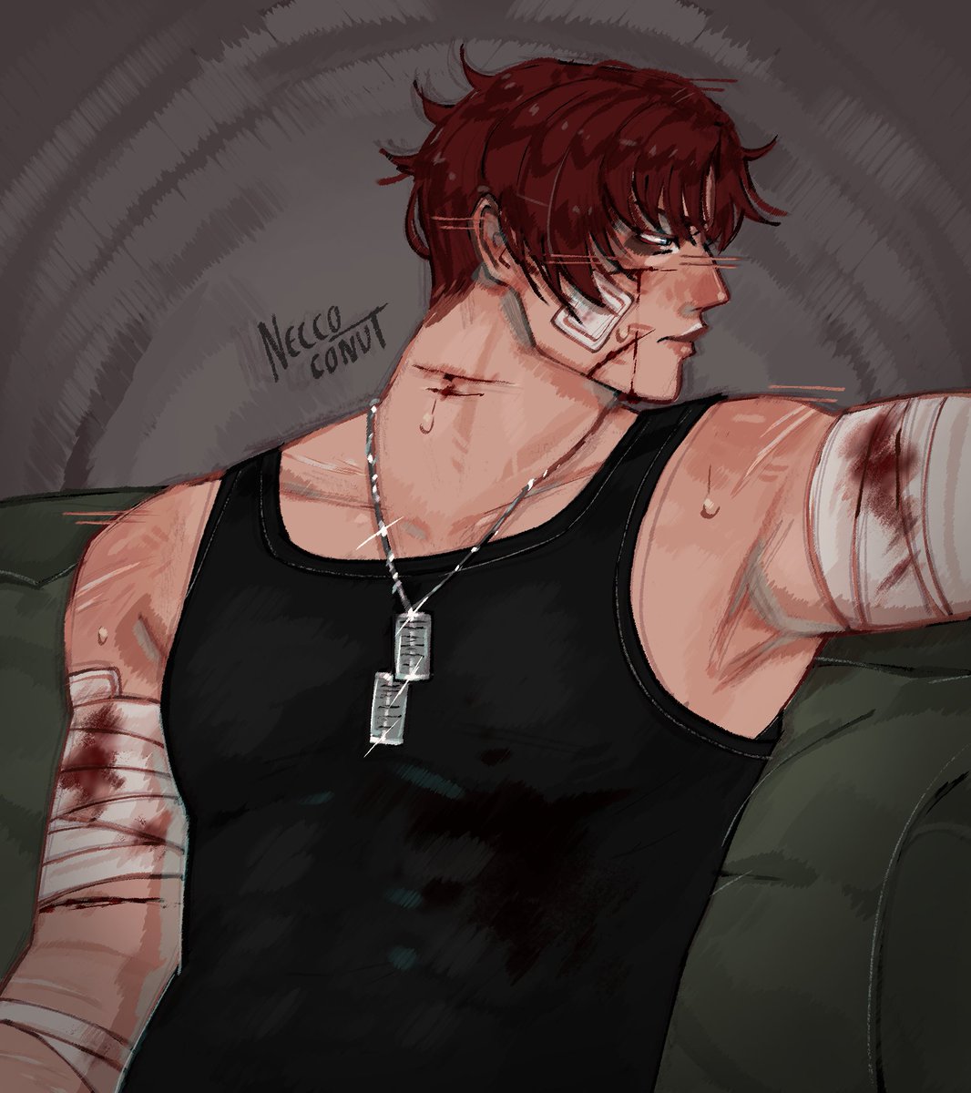 Mais uma comissão para <a href="/BuumZoei14230/">Fate</a>!! A aparência bem legal🩸❤️‍🩹
#fypviraltwitter #desenho #ArtistOnTwitter #arte #artedigital #RPG #comissão