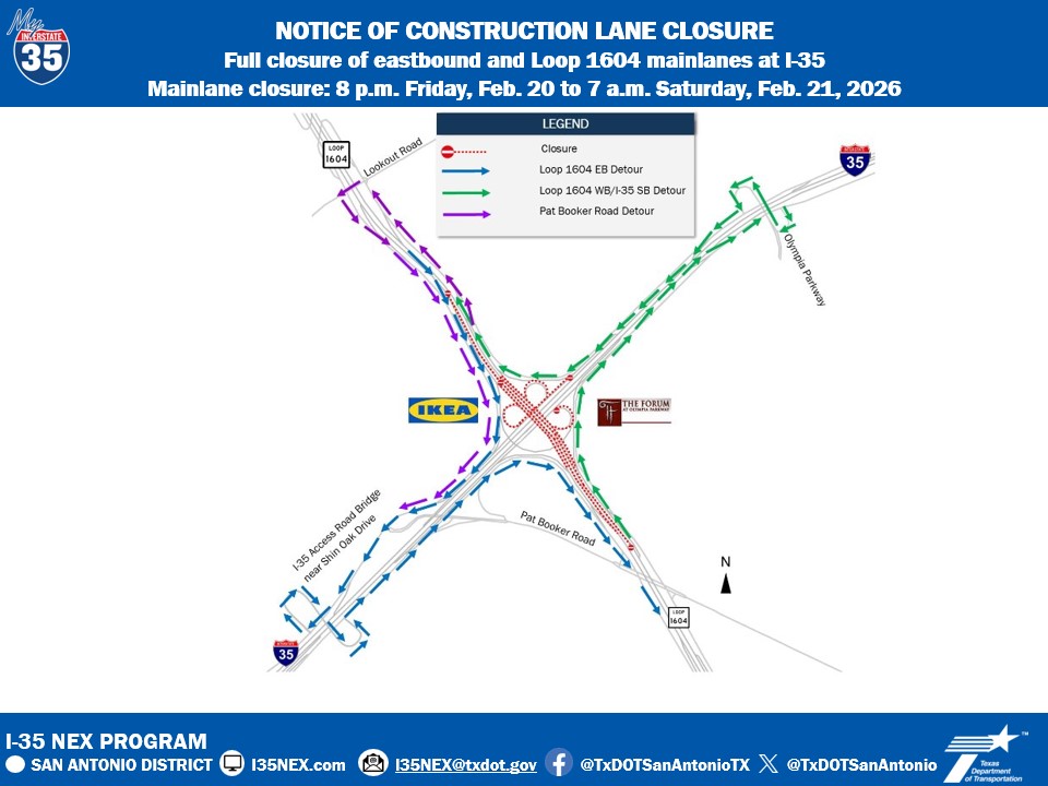 TxDOT San Antonio tweet media