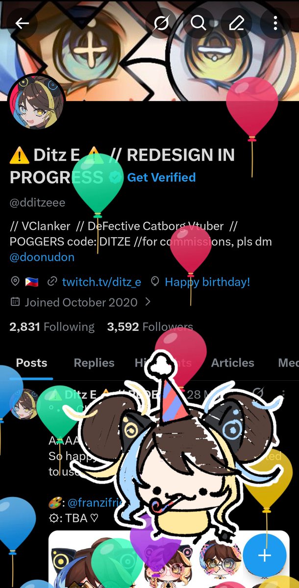 ⚠️ Ditz E ⚠️ // REDESIGN IN PROGRESS tweet media