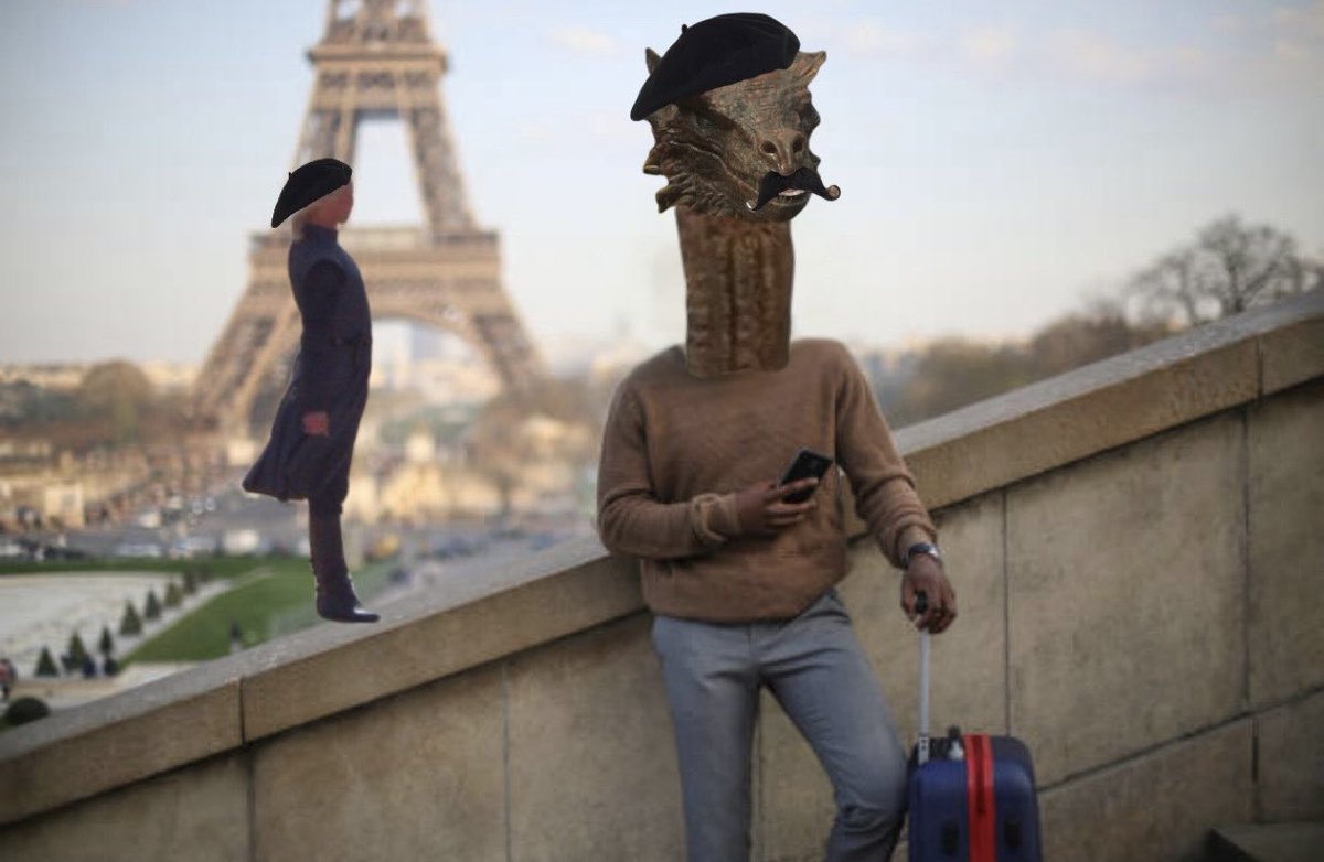 spicynoodleboy_'s tweet photo. caraxes and daemon spotted in paris after escaping harrenhal for the first time since 2024, TMZ reports. https://t.co/WZkiwZJzLx